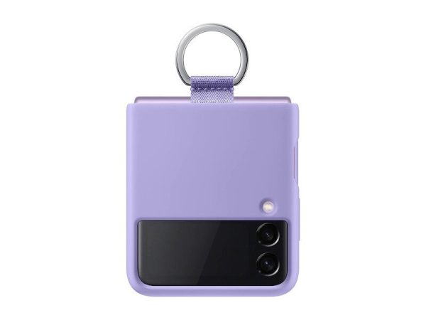 Silicon Cover for Galaxy Z Flip | Flip 3 | Flip 4 | Flip 5 with ring - Image 6